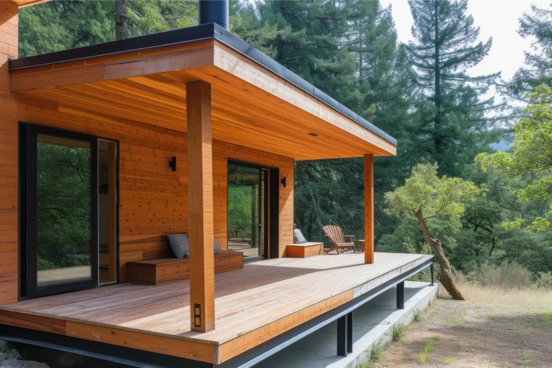 Casa de paneles SIP en Chile con envolvente termica de alta eficiencia