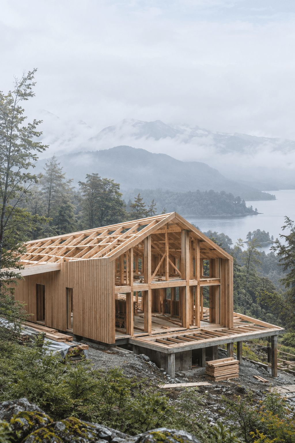 Sistema constructivo Madera en Chile